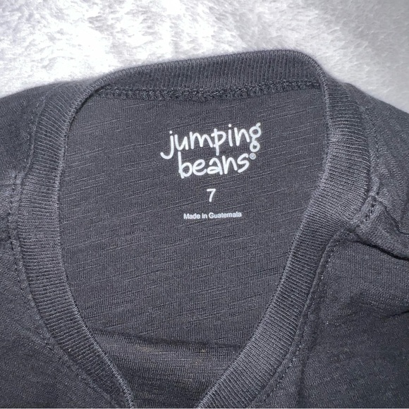 Jumping Beans Black and White Dinosaur Trick or Treat Shirt - Picture 3 of 3